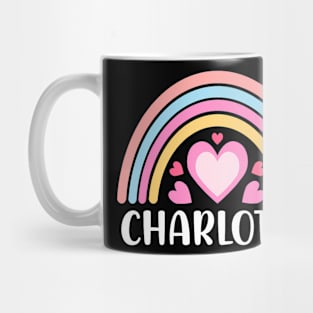 Charlotte North Carolina For Women Rainbow Mug